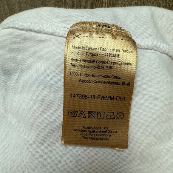 Scotch & Soda "La Poste" Graphic Tshirt Men's L, Unisex Retro Indie Festival - Picture 4 of 8